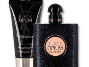 Yves Saint Laurent - Black Opium Sæt - 50 ml Eau de Parfum & Body Lotion