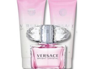 Versace - Bright Crystal Sæt - 50 ml Edt - Body Lotion - Shower Gel