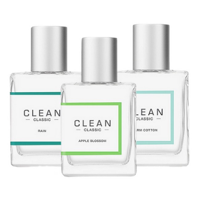 CLEAN - Perfume Trio - Warm Cotton, Apple Blossom, Rain - 3 x 30 ml