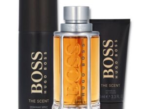 Hugo Boss - The Scent Him Sæt - 100 ml Edt + Deo + Showergel