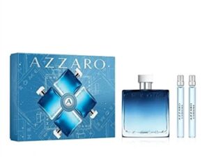 Azzaro Chrome Eau De Parfum 100 ml , 10 ml Eau De Toilette , 10 ml Eau De Parfum Gaveæske