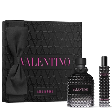 Valentino Uomo Born In Roma Eau De Toilette 50 ml + 10 ml Rejsestørrelse i Gaveæske