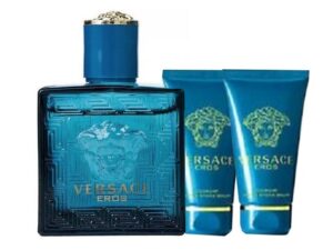 Versace - Eros Eau de Toilette Gaveæske - 50 ml + Showergel + Aftershave