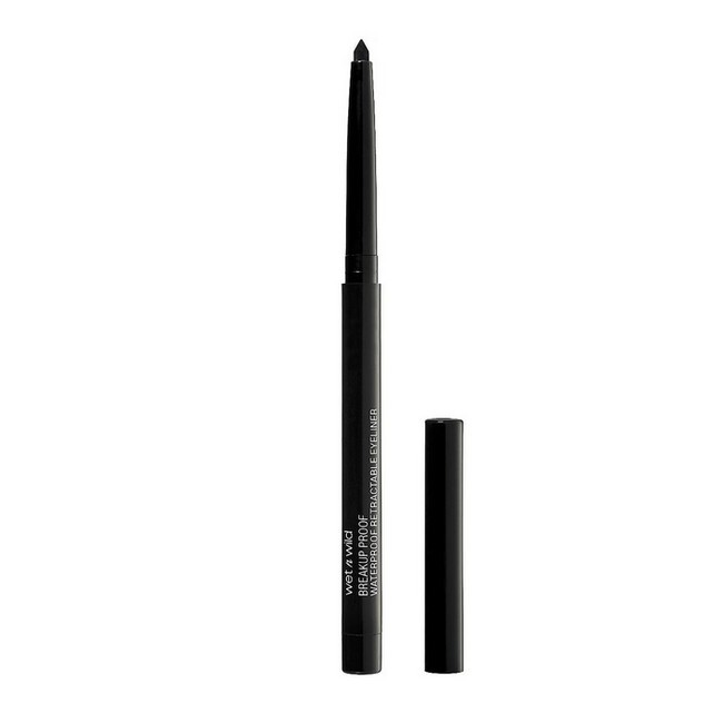 Wet n Wild - Megalast Breakup Proof Retractable Eyeliner Blackest Black