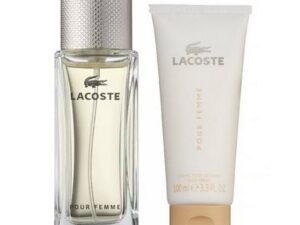 Lacoste - Pour Femme Eau de Parfum Sæt - 50 ml Edp & Body Lotion