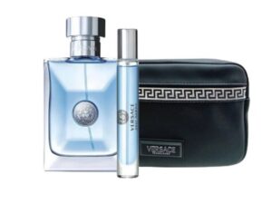 Versace - Man Eau Fraiche Eau de Toilette Sæt - 100 ml + 10 ml + Toilettaske
