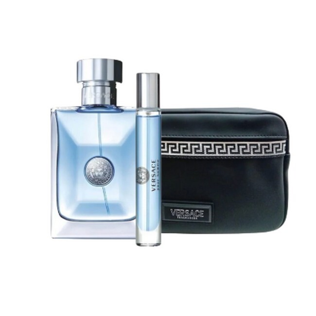 Versace - Man Eau Fraiche Eau de Toilette Sæt - 100 ml + 10 ml + Toilettaske