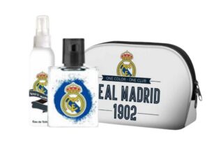 Real Madrid - Pafume Sæt - 50 ml Edt + Body Spray + Toilettaske