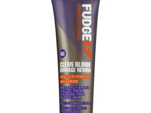 Fudge Clean Blonde Damage Rewind Violet Toning Shampoo, 250 ml.