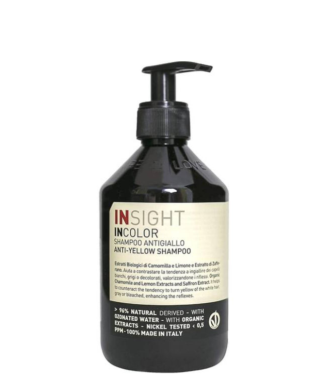 Insight Incolor Anti-yellow Shampoo, 400 ml.