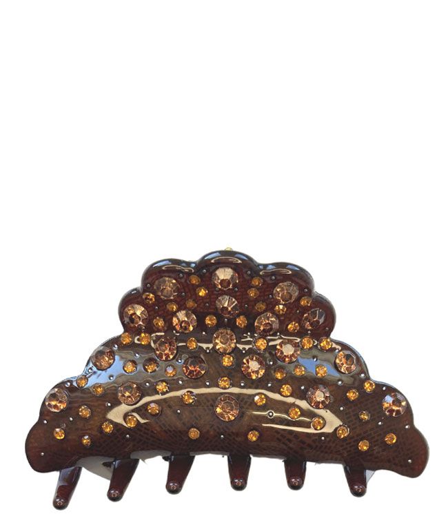 JA-NI Hair Accessories - Hair Clamps Jasmin, The Brown