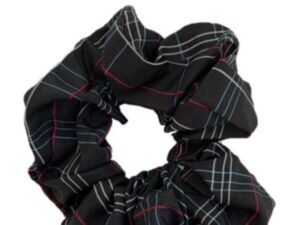 JA-NI Hair Accessories - Hair Scrunchie, The Black Checkered