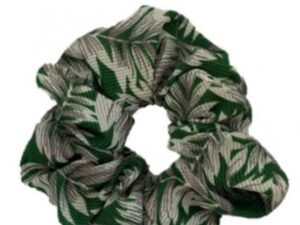 JA-NI Hair Accessories - Hair Scrunchie, The Green Leafs