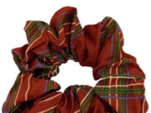 JA-NI Hair Accessories - Hair Scrunchie, The Red Checkered