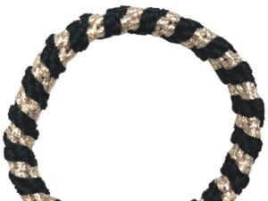 JA-NI Hair Accessories - Hair elastics, The Black & Gold Glitter