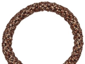 JA-NI Hair Accessories - Hair elastics, The Brown Glitter