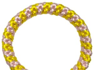 JA-NI Hair Accessories - Hair elastics, The Yellow & Baby Pink