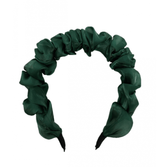 JA-NI Hair Accessories - Headband, The Green Wavy Silk JA-NI Hair Accessories - Headband, The Green Wavy Silk