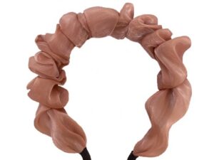 JA-NI Hair Accessories - Headband, The Pink Wavy Silk