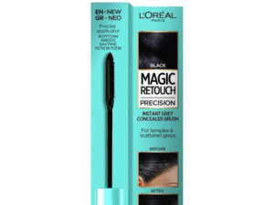 L'Oreal Paris Magic Retouch Precision Instant Grey Concealer Brush - Black, 8 ml.