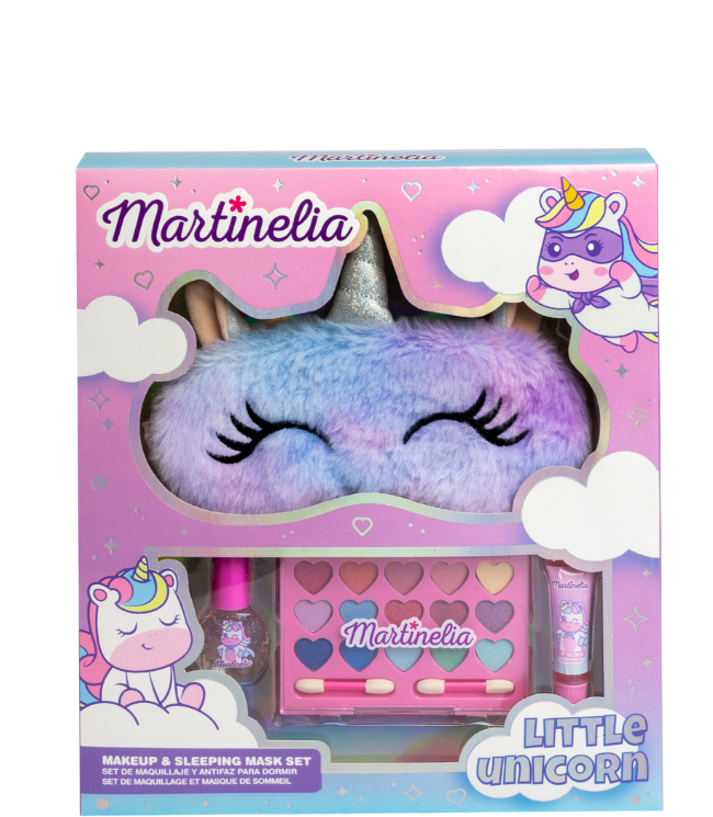 Martinelia Little Unicorn Makeup & Eye Mask Set