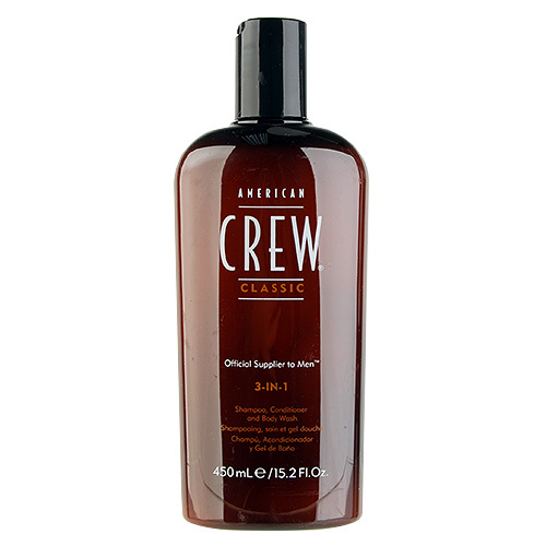 American Crew - Classic 3 In 1 Shampoo, Conditioner & Body Wash - 450 ml